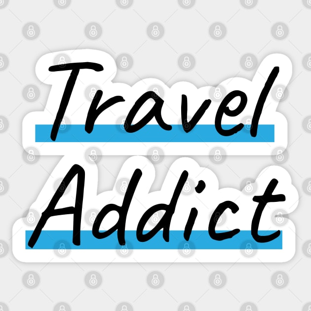 Travel Addict Sticker by dblaiya